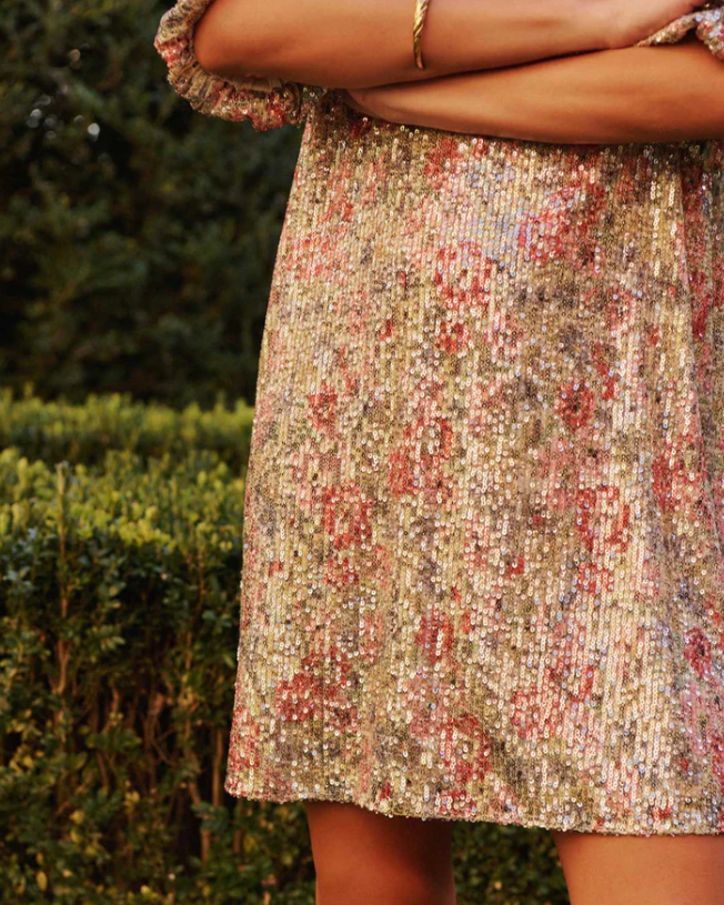 ROBE À PAILLETTES RIVIERA MULTICO ~ PETITE ME